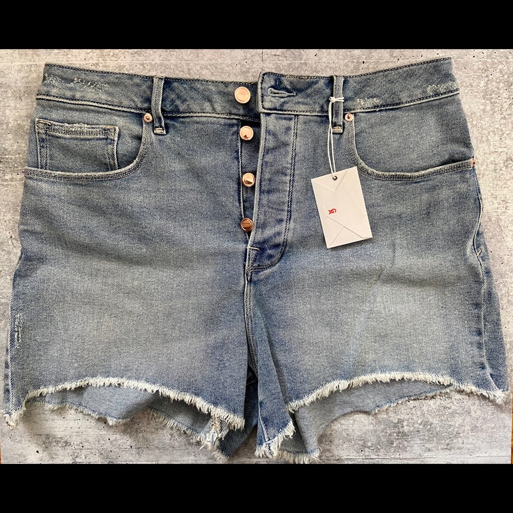 NWT Good American The Bombshell High Waist Shorts